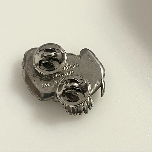 GG Harris 1992 Fine Pewter Turkey Brooch 328 Pin - Picture 4 of 10